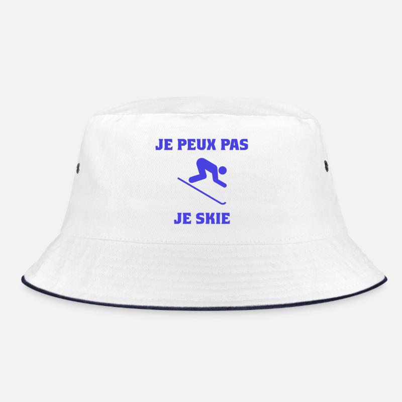 ICH KANN NICHT. SKI. BERG. SCHLÄGER. SCHNEE Bucket Hat