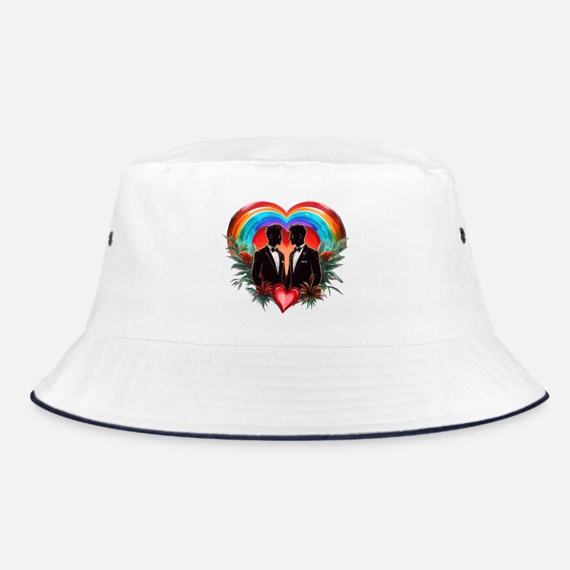 Die Magie des Augenblicks: elegante, fröhliche Silhouetten Bucket Hat