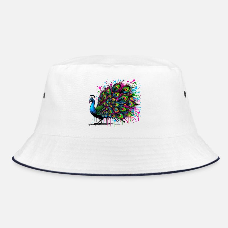 Peacock Bucket Hat