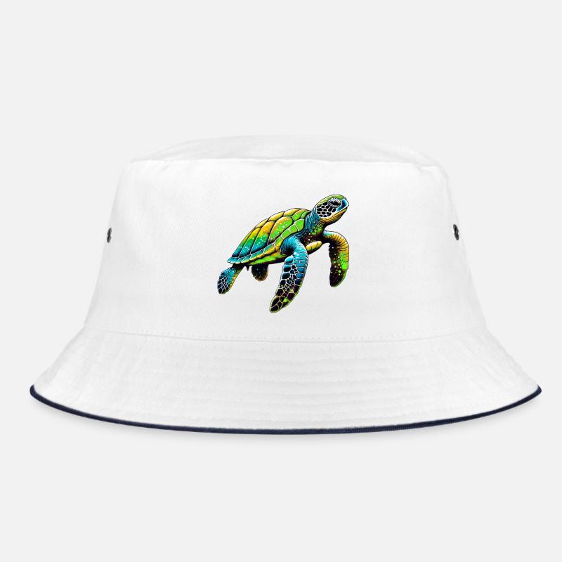 Tortue - Bob - blanc/marine