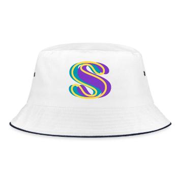 Lettre s multicolore - Bob - blanc/marine - Devant