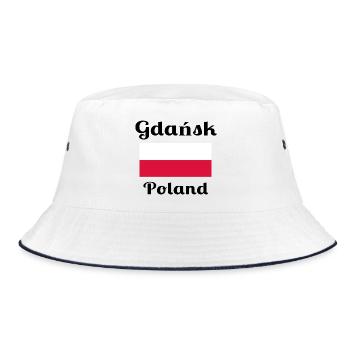 Gdańsk, Pologne - Imprimés élégants - Bob - blanc/marine - Devant