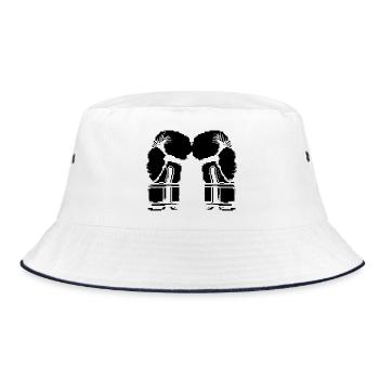 Gants de kickboxing Pixel Graphic - Bob - blanc/marine - Devant