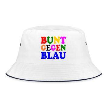 Bunt gegen blau - afd - Bob - blanc/marine - Devant