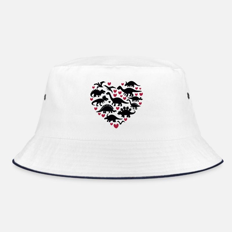 Ich liebe Dinosaurier Bucket Hat