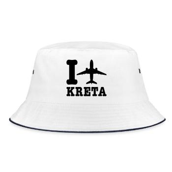 Crete Holidays - Bucket Hat - white/navy - Front