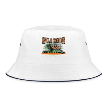 Roaring Like a Tiger - Bucket Hat - white/navy - Front
