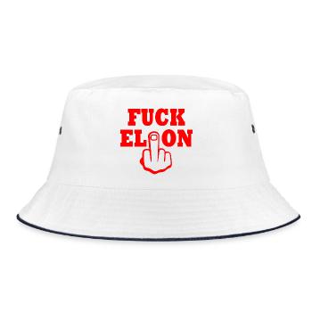 Fuck elon - Bob - blanc/marine - Devant