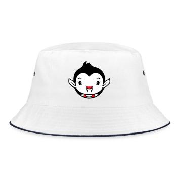 Canard Vampire Halloween Costume Bloodsucker Monster - Bob - blanc/marine - Devant