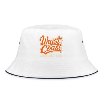 Uhyst Coast Spree Bärwalder See Bearforest Lake or - Bucket Hat - Weiß/Navy - Vorne