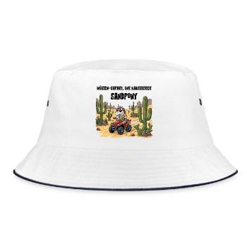 Desert Unicorn - Bucket Hat - white/navy - Front