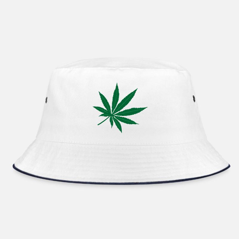 Feuille de weed verte – Inspiration logo Coffeeshop Bob