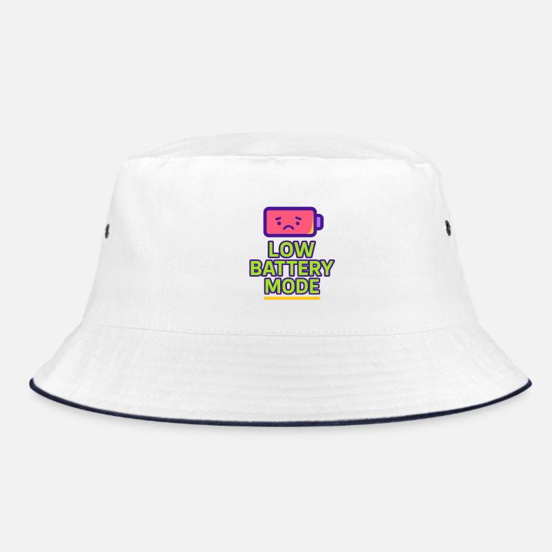 Low Battery Mode Bucket Hat