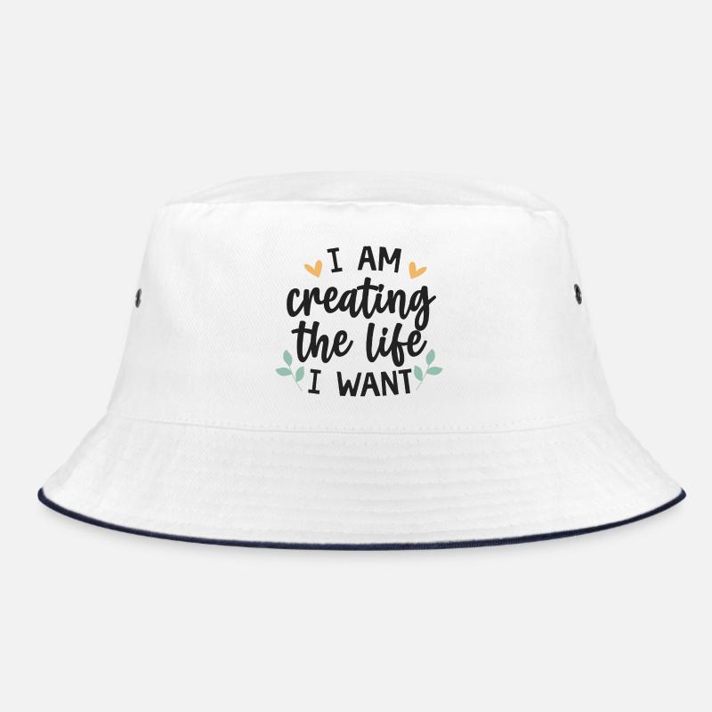 ✨ Ich erschaffe das Leben, das ich will Bucket Hat