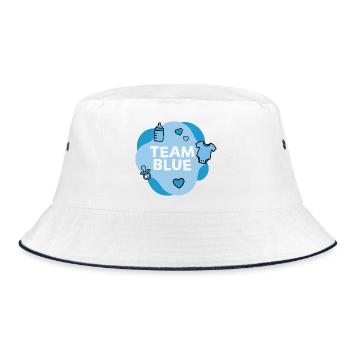 Conception de la Baby Shower Team Blue - Bob - blanc/marine - Devant