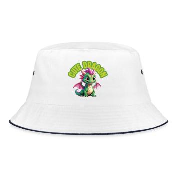 Dragon mignon - Bob - blanc/marine - Devant