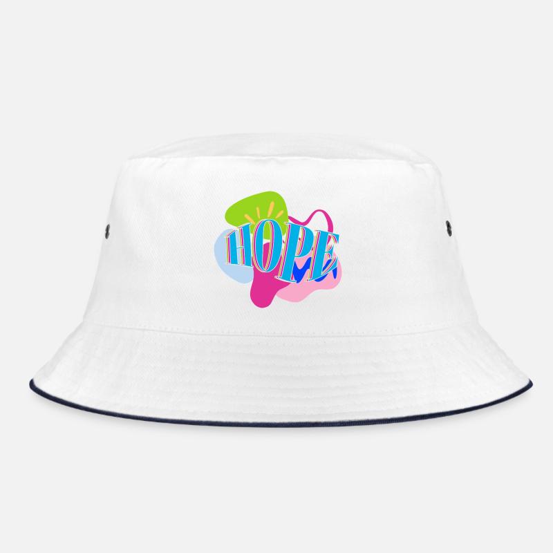 Lebendiges, Abstrakt Buntes HOPE Design Bucket Hat
