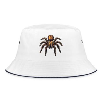 Taranteln Tarantel - Bucket Hat - Weiß/Navy - Vorne