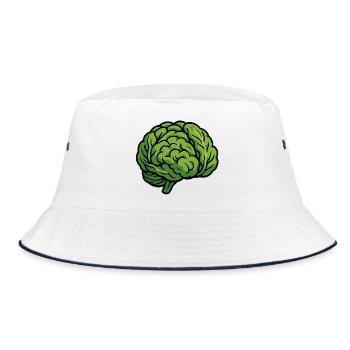Cerveau de laitue - Bob - blanc/marine - Devant