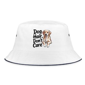 Les poils de chien ne s’en soucient pas - Bob - blanc/marine - Devant