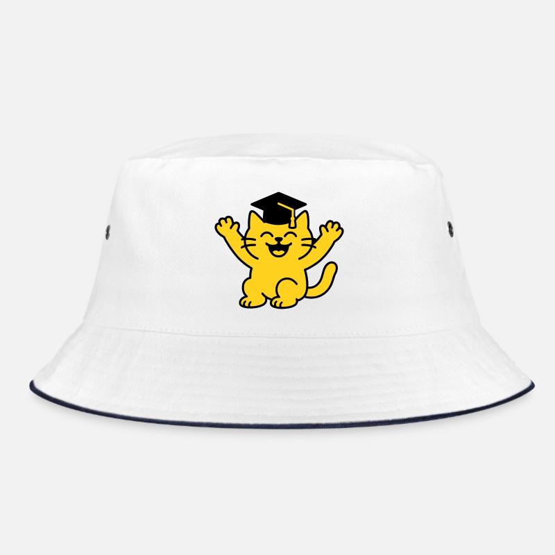 Bachelor Cat / Cat Diploma Bucket Hat