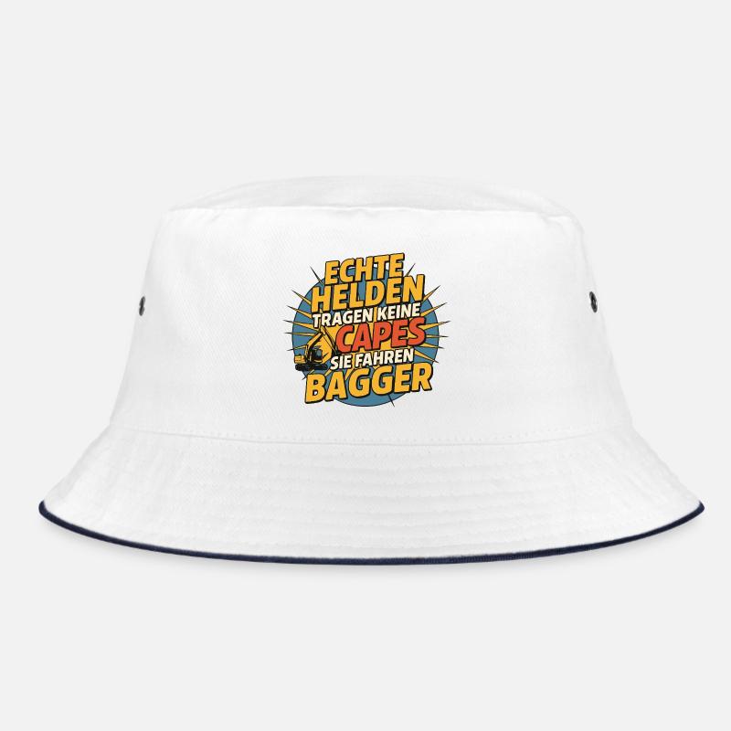 Real heroes ride BaggeR Bucket Hat