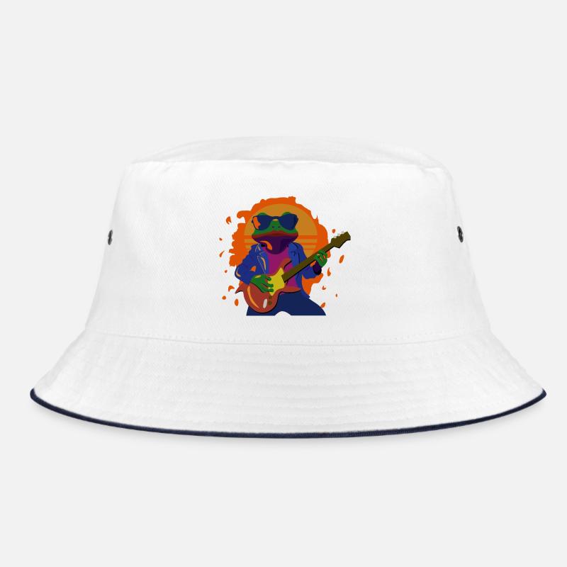 Rock-Frog at sunset Bucket Hat