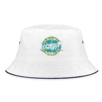 Father's Day Gustav - Bucket Hat - white/navy - Front