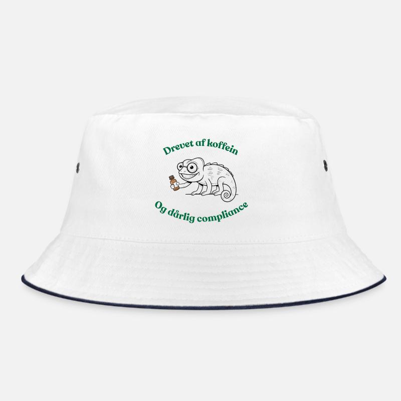 Angetrieben von Koffein - Lustiges Design Bucket Hat