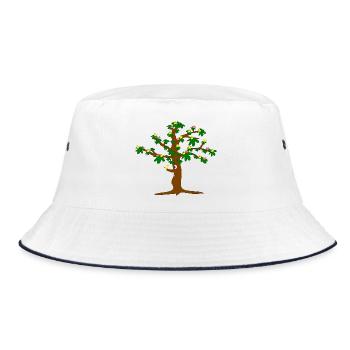 Arbre plein de fleurs - Bob - blanc/marine - Devant