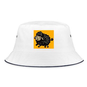 Black Sheep - Bucket Hat - white/navy - Front