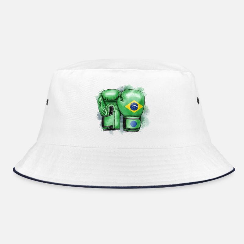 Brasil Boxen Brasilien Boxhandschuhe Bucket Hat