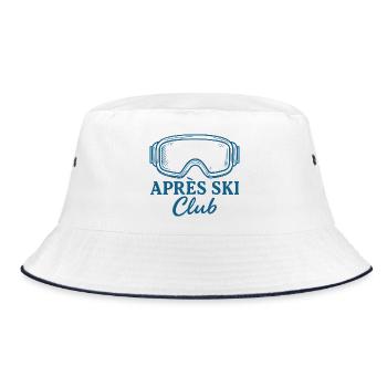 Après Ski Club - Bucket Hat - white/navy - Front