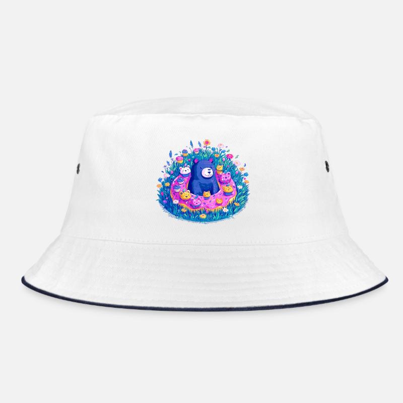 Baigner des ours dans la mer de fleurs Bob