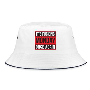 It's Fucking Monday Once Again - Bob - blanc/marine - Devant