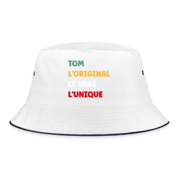 Tom - Bob - blanc/marine - Devant