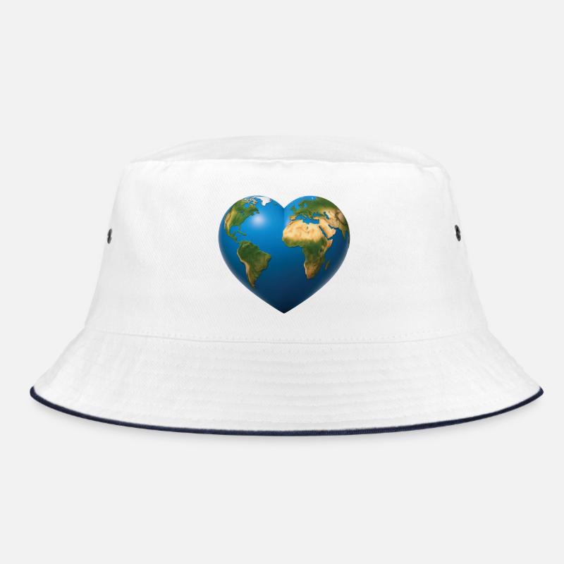 EARTH LOVER – Frieden & Liebe Bucket Hat