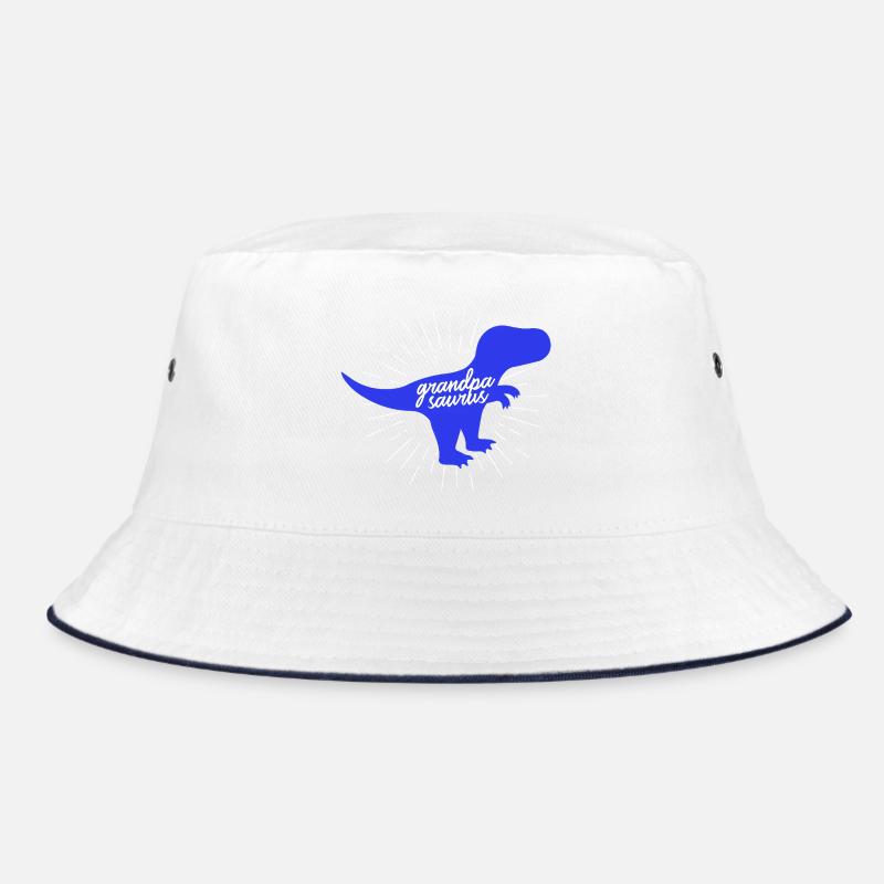 Grandpasaurus T-Rex Silhouette Dinosaur Papa Bucket Hat