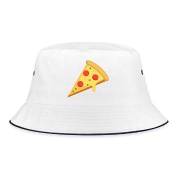 tranche de pizza - Bob - blanc/marine - Devant