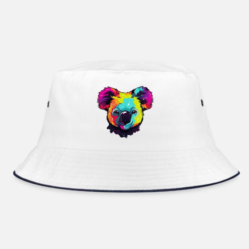 Colorful Koala Pop Art Bucket Hat