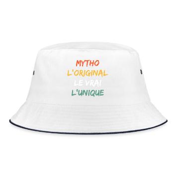 Mytho Original The True Unique - Bucket Hat - white/navy - Front