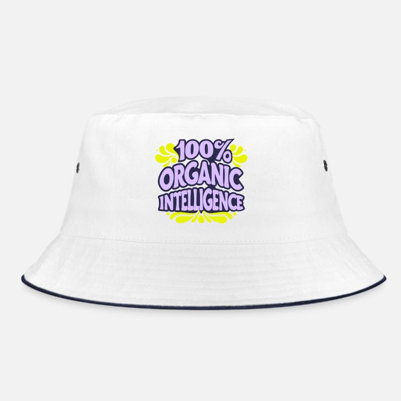 100% Organic Intelligence, Not an AI Bucket Hat