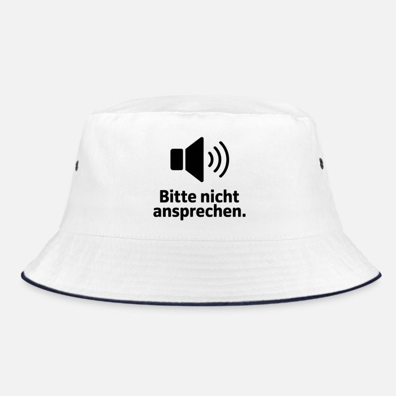 Bitte nicht ansprechen Meme T-Shirt Bucket Hat