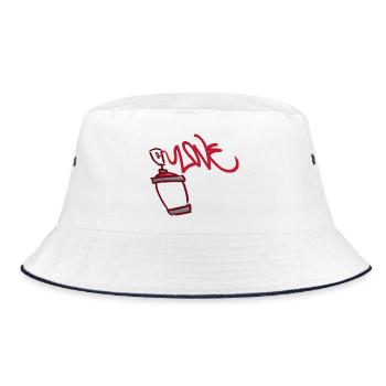 Love in the Bottle - Bucket Hat - white/navy - Front