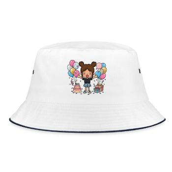 Happy Birthday Girl - Personnage mignon du jeu Toca - Bob - blanc/marine - Devant