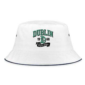 Dublin Original Dubliner - Bucket Hat - white/navy - Front