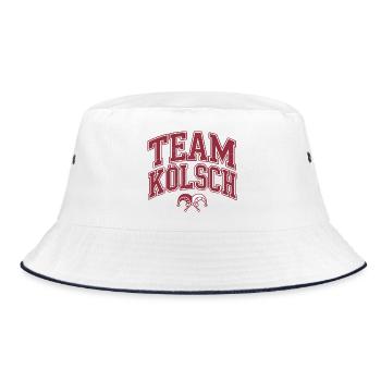Team Kölsch - Carnival Costume - Bucket Hat - white/navy - Front