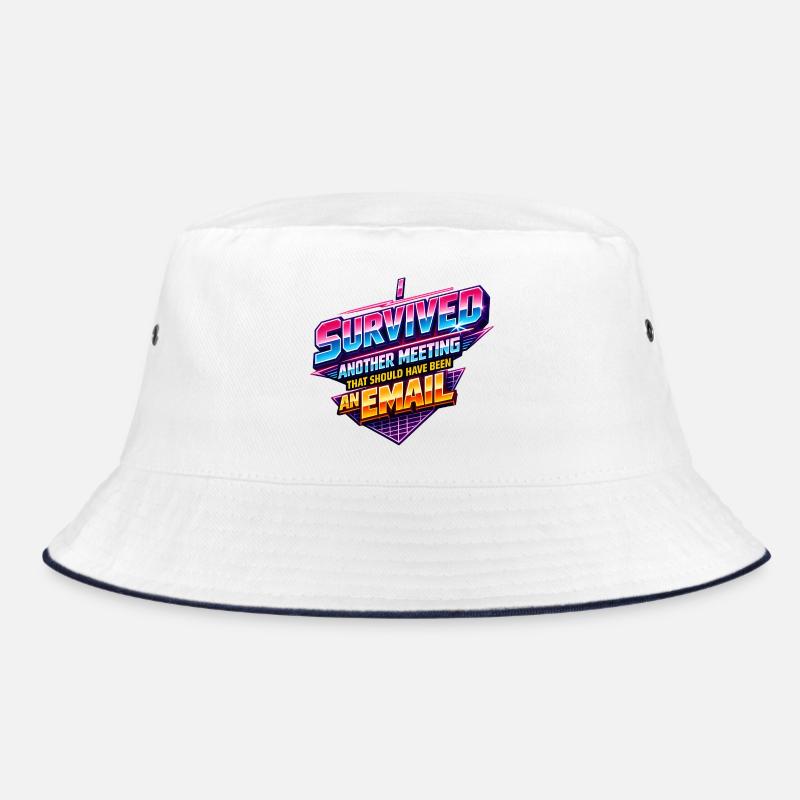 Office Email Saying 80s Retro Bucket Hat