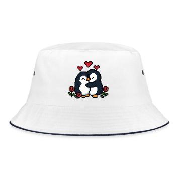 Pixel Penguin - Bob - blanc/marine - Devant