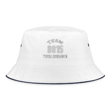 Team 0815 Total Loss - Bucket Hat - white/navy - Front